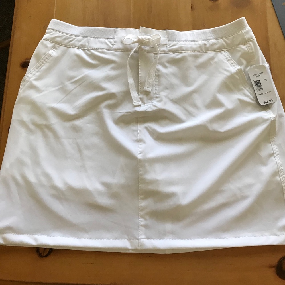 White skirt
